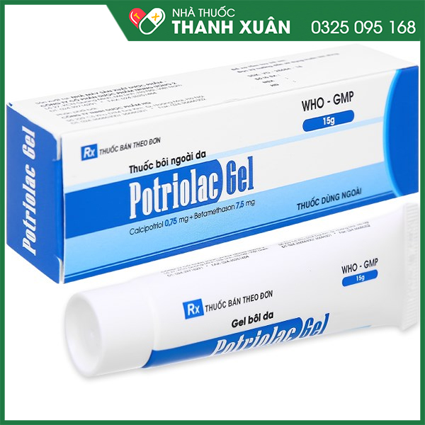 Potriolac Gel giải pháp hàng đầu cho bệnh vảy nến